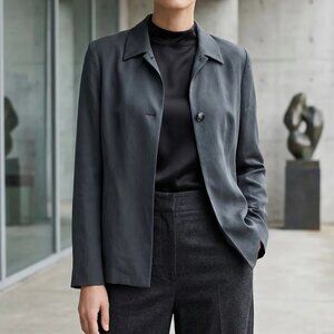 BANANA REPUBLIC Silk Jacket Blazer - Sz 8 - NEW